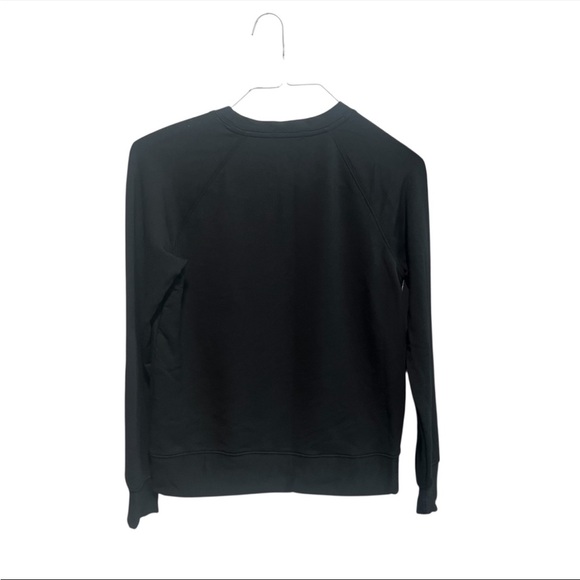 New Quince SuperSoft Fleece Crew Black, New with Out Tags - Picture 3 of 6